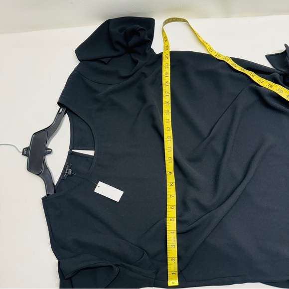 TALBOTS WOMENS CROP TOP SIZE XL BLACK NWT - Picture 8 of 10